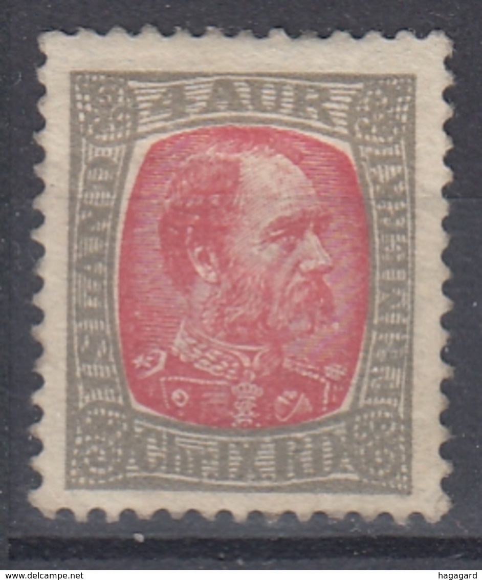 +M204. Iceland 1902. AFA / MICHEL 36. MH(*) - Unused Stamps