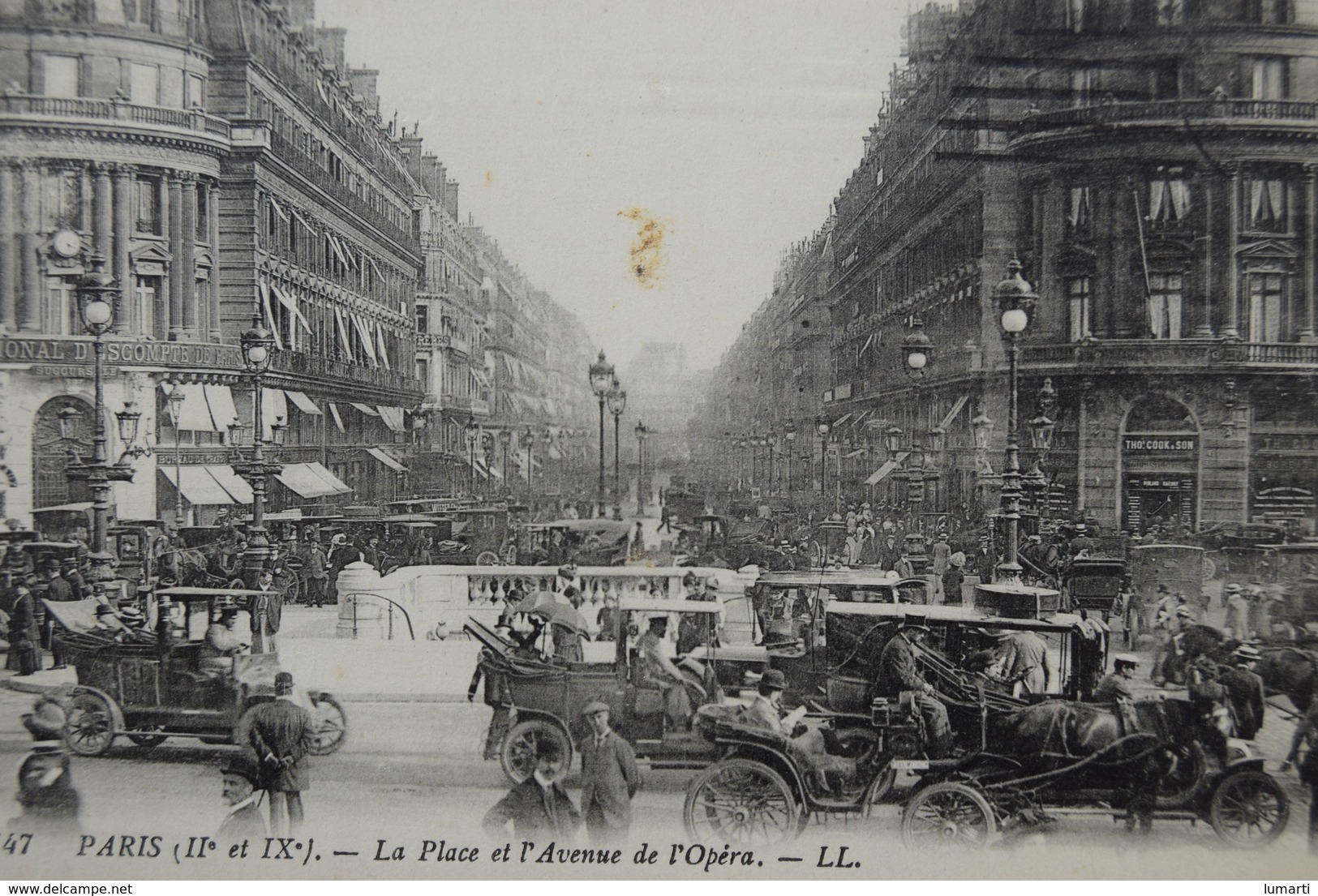 CPA Dpt 75 N°147 - Paris ( IIe Et IXe ) - La Place Et L'Avenue De L'Opéra - 1916 (livraison Gratuit France) - Non Classés