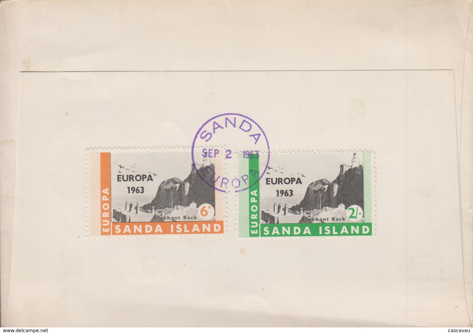 Enveloppe  FDC  1er  Jour   GRANDE  BRETAGNE   SANDA   EUROPA  1963 - 1963