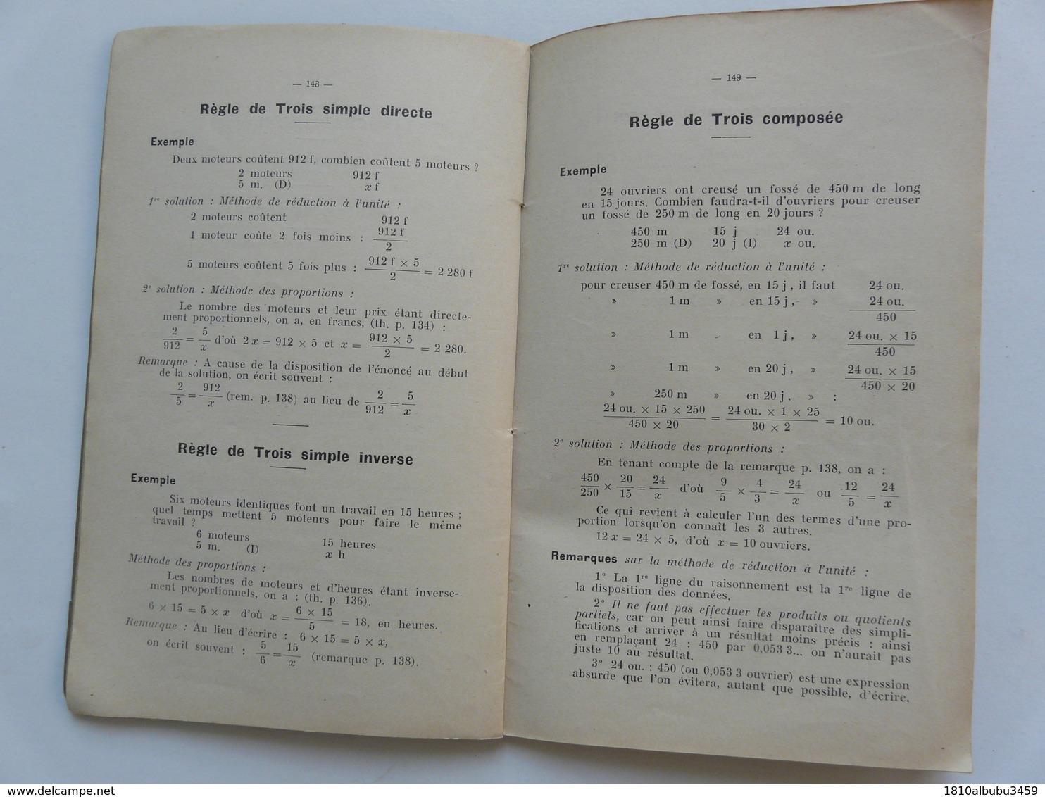 MANUEL D'ARITHMETIQUE Par Emile GAZEAU - Comptabilité/Gestion