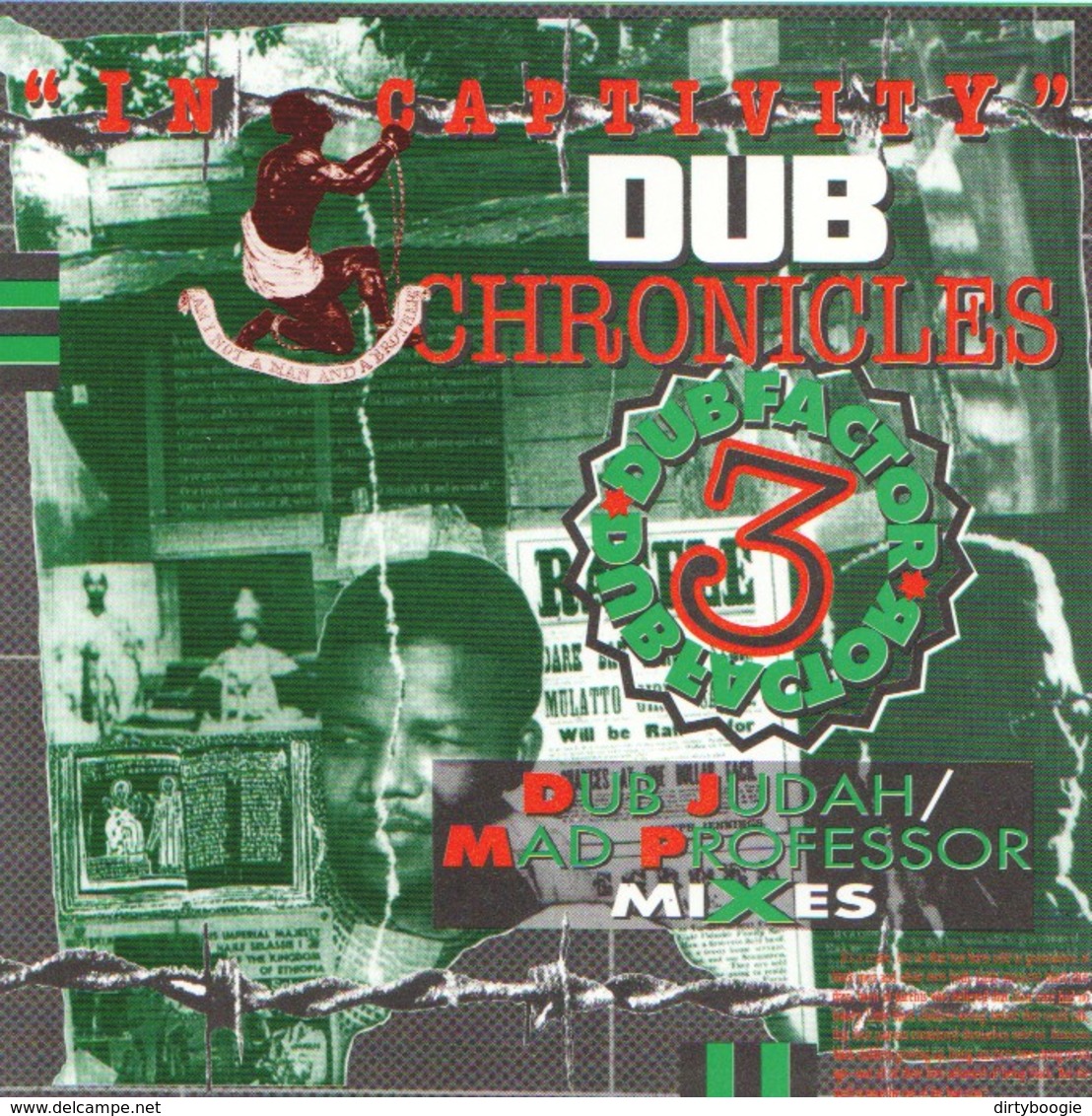 DUB FACTOR 3 - "IN CAPTIVITY" - DUB CHRONICLES - CD - DUB JUDAH/MAD PROFESSOR MIXES - Reggae