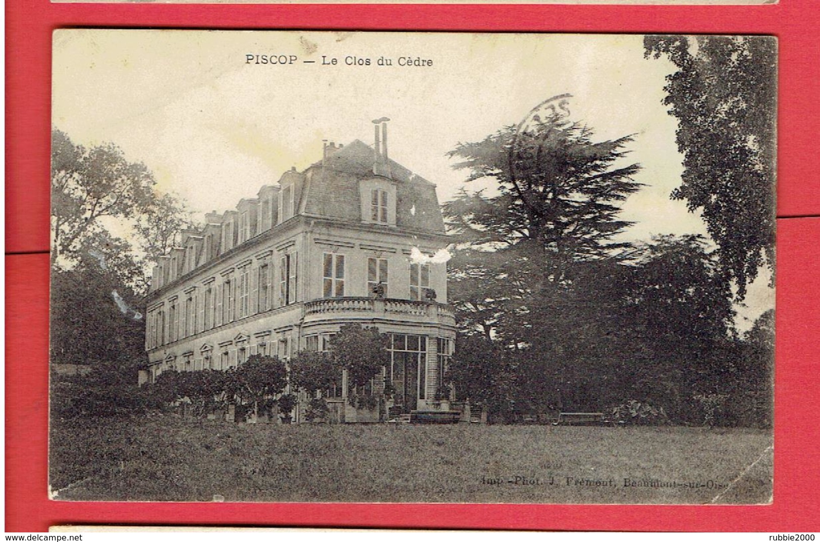 PISCOP LE CLOS DU CEDRE CARTE EN ETAT MOYEN - Pontcelles