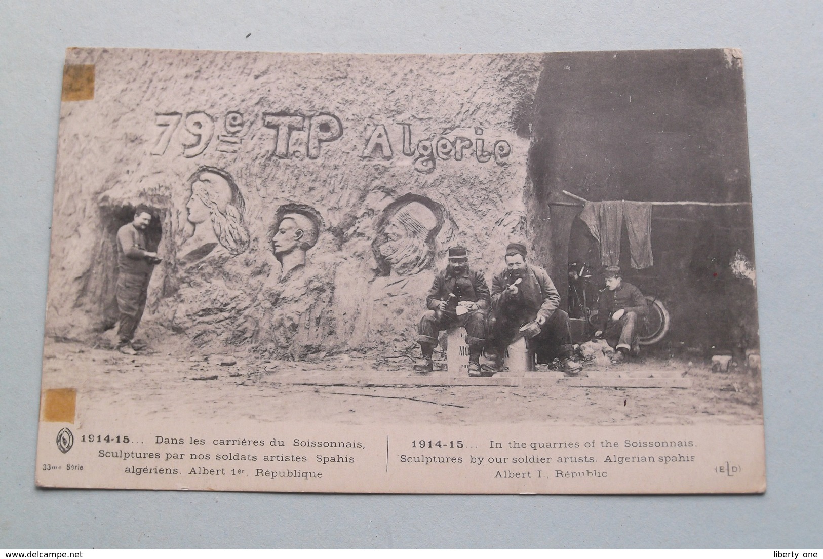 Soldats Artistes Spahis Algériens ( ELD - 33me Série ) Anno 1917 ( Voir / See Photo ) ! - Weltkrieg 1914-18