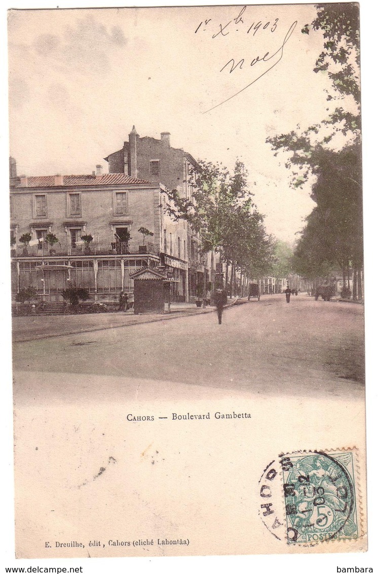 CAHORS - Boulevard Gambetta. - Cahors