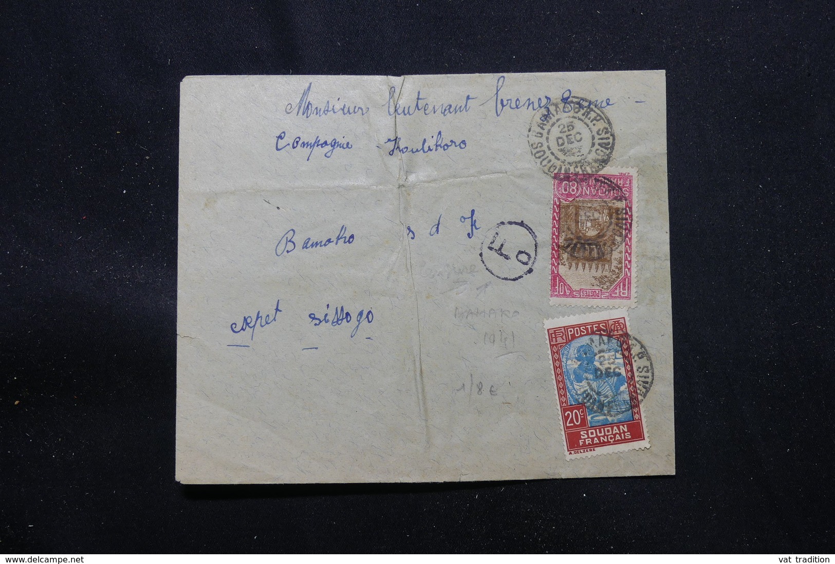 SOUDAN - Enveloppe De Bamako Pour Koulikoro, Affranchissement Plaisant - L 57805 - Storia Postale