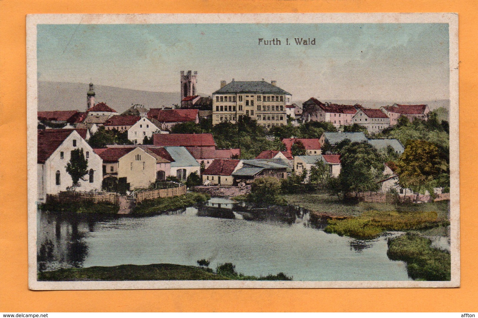 Furth Im Wald Germany 1908 Postcard - Furth