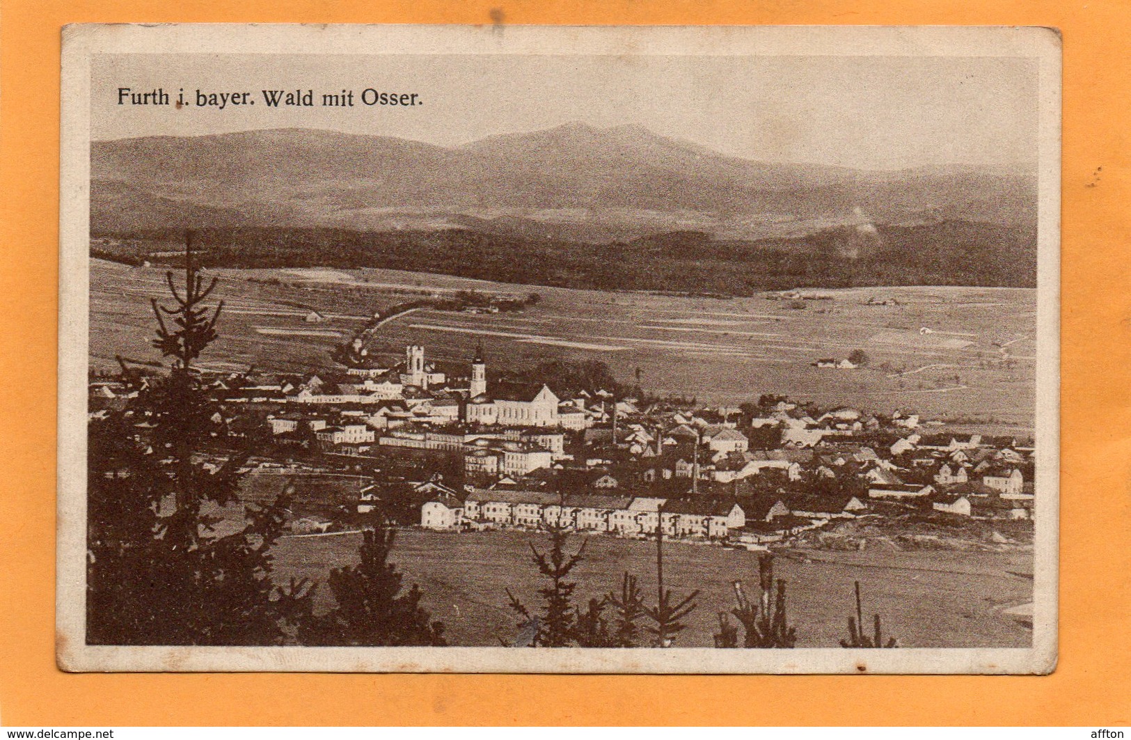 Furth Im Wald Germany 1908 Postcard - Furth