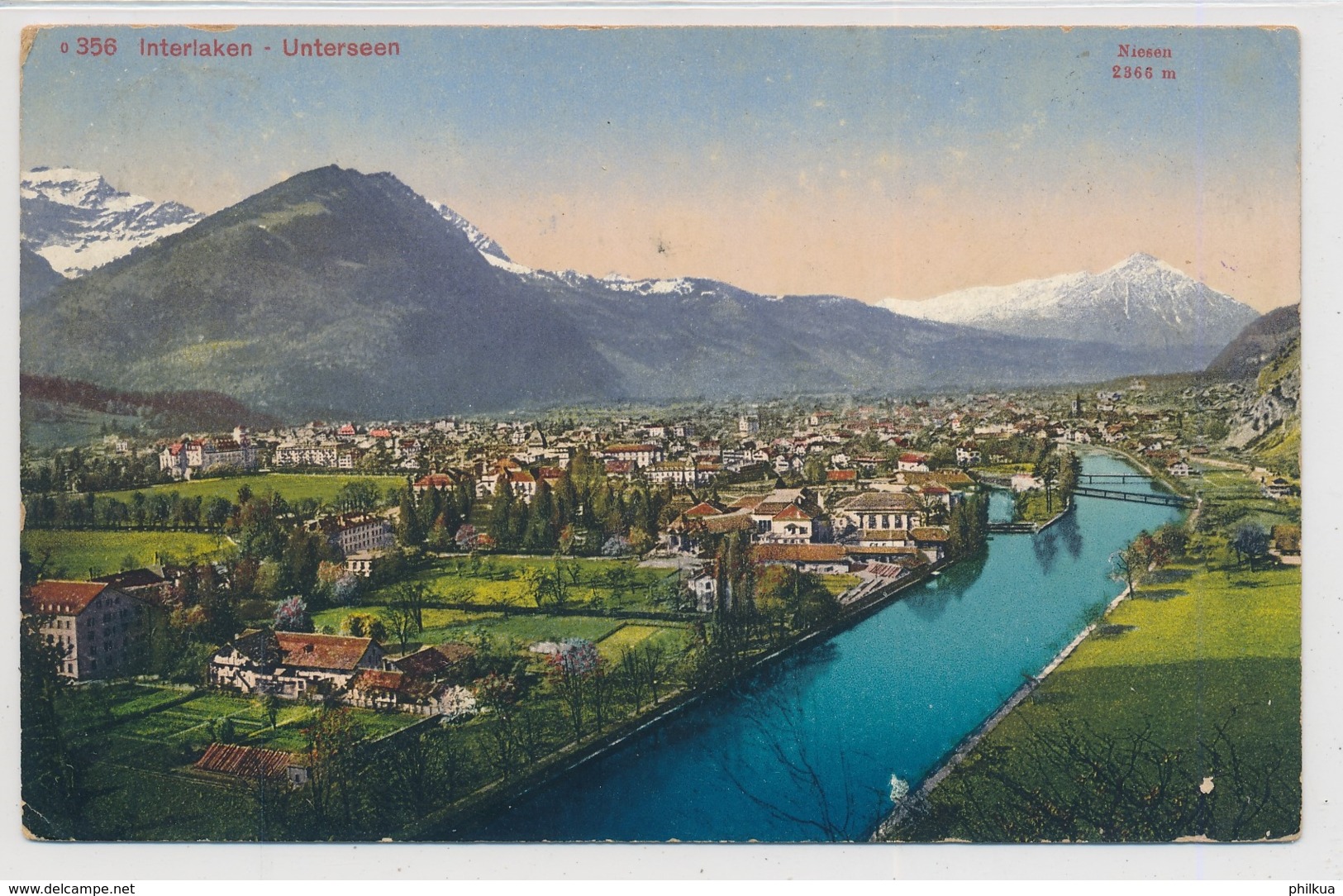 INTERLAKEN - UNTERSEEN Mit Niesen - Unterseen