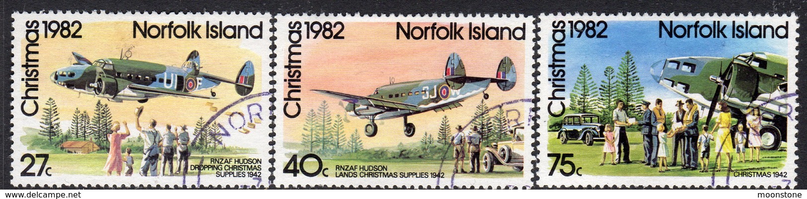 Norfolk Island 1982 Christmas Set Of 3, Used, SG 293/5 (BP2) - Norfolk Island