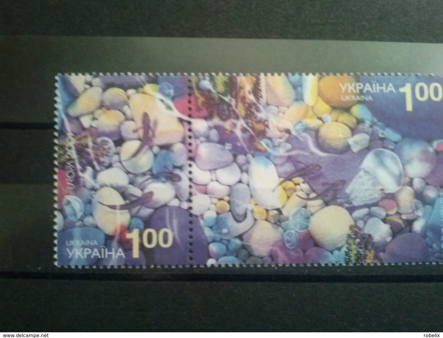 UKRAINE   2001    EUROPA CEPT -Water   Set 2 Val   MNH** - 2001