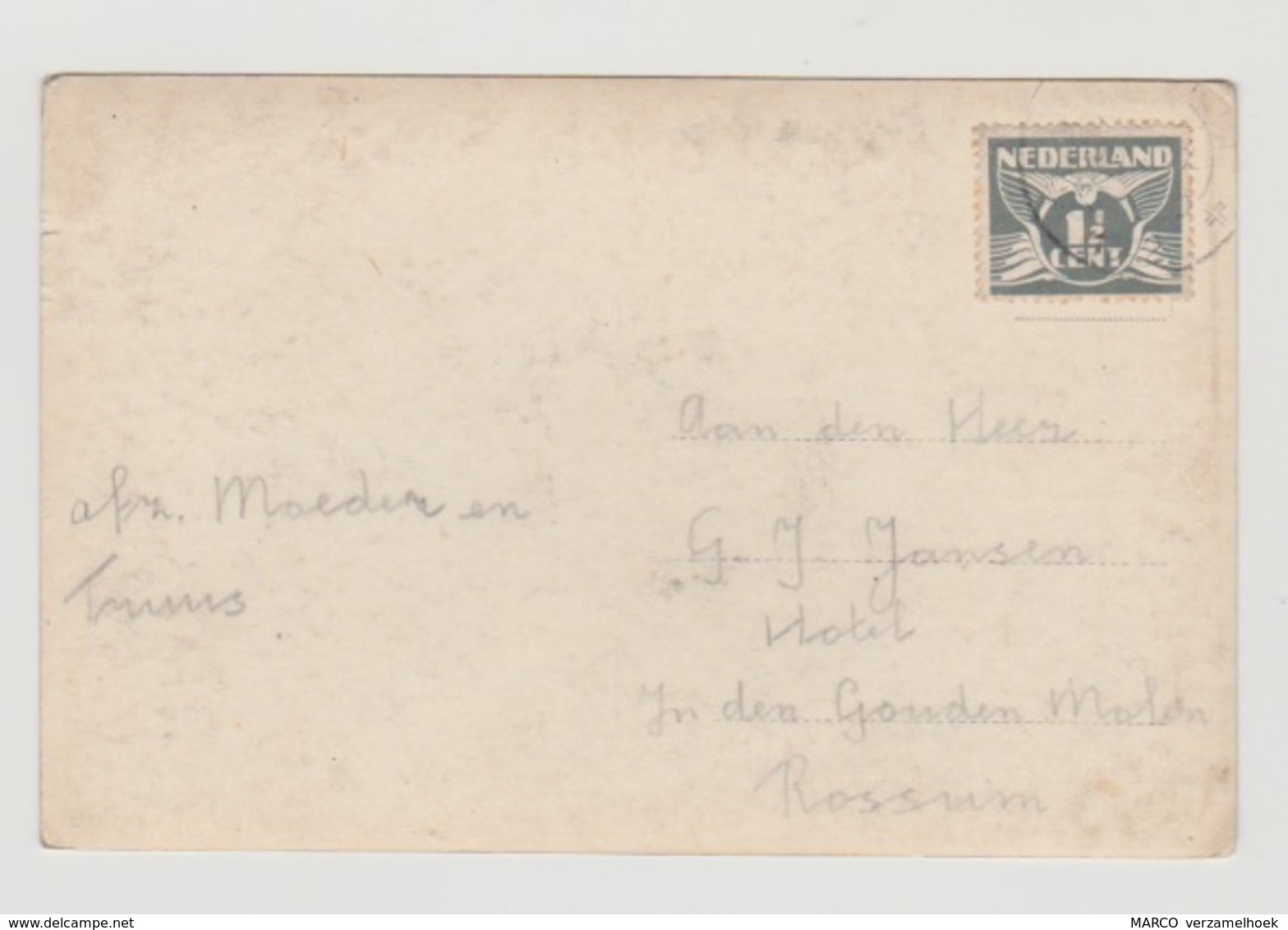 Postcard - Ansichtkaart Catharinedal Oosterhout (NL) 1942 - Oosterhout