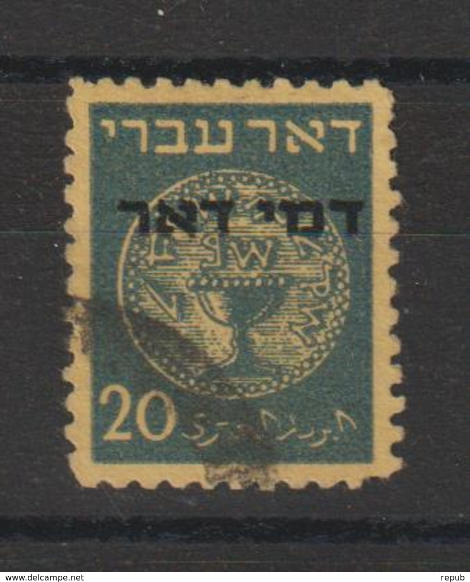 Israel 1948 Taxe 4 Oblit. Used - Portomarken