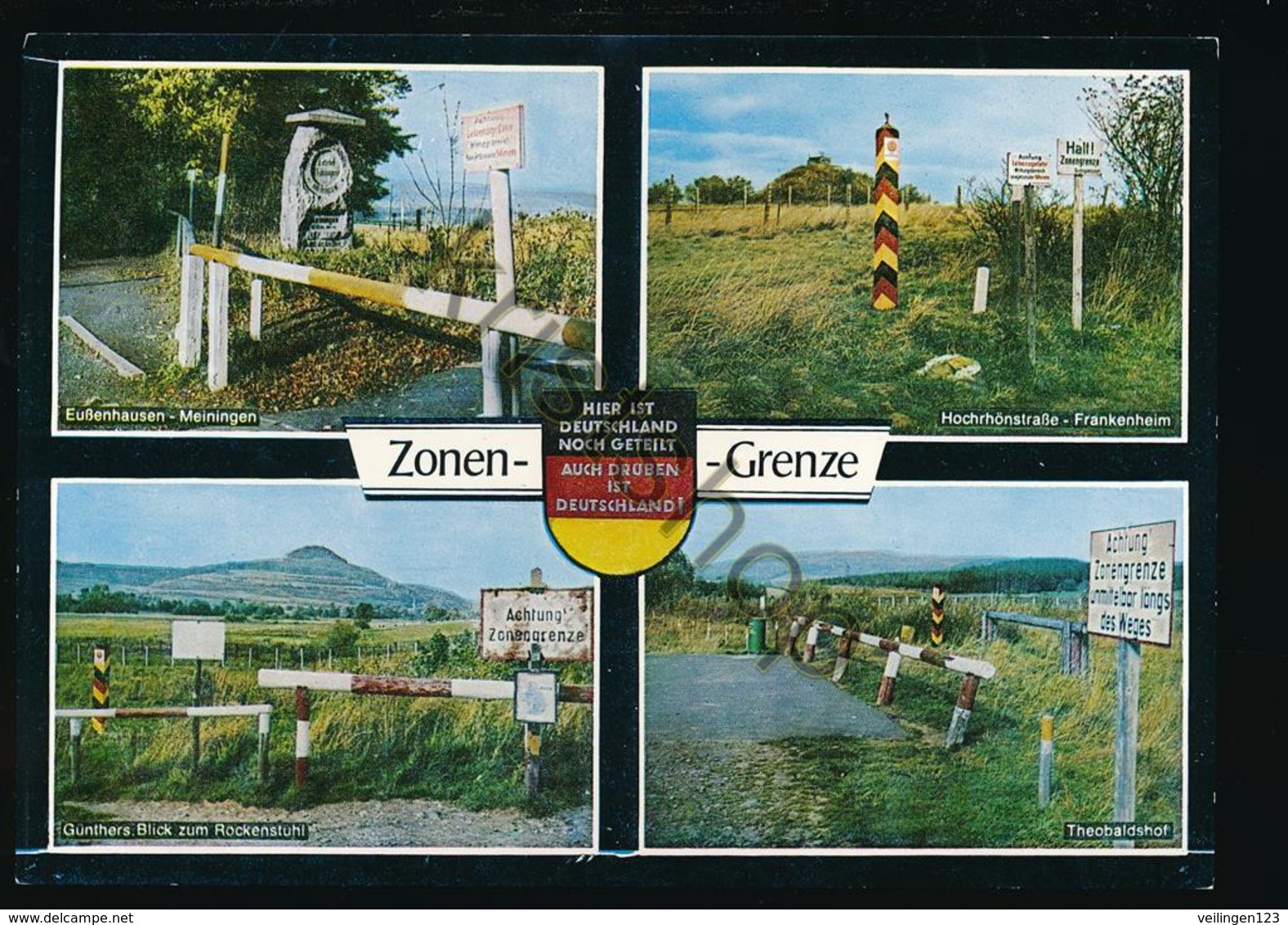 Deutschland - Zonen-Grenze - Zonengrenze In Der Rhön [Z02-1.001 - Autres & Non Classés