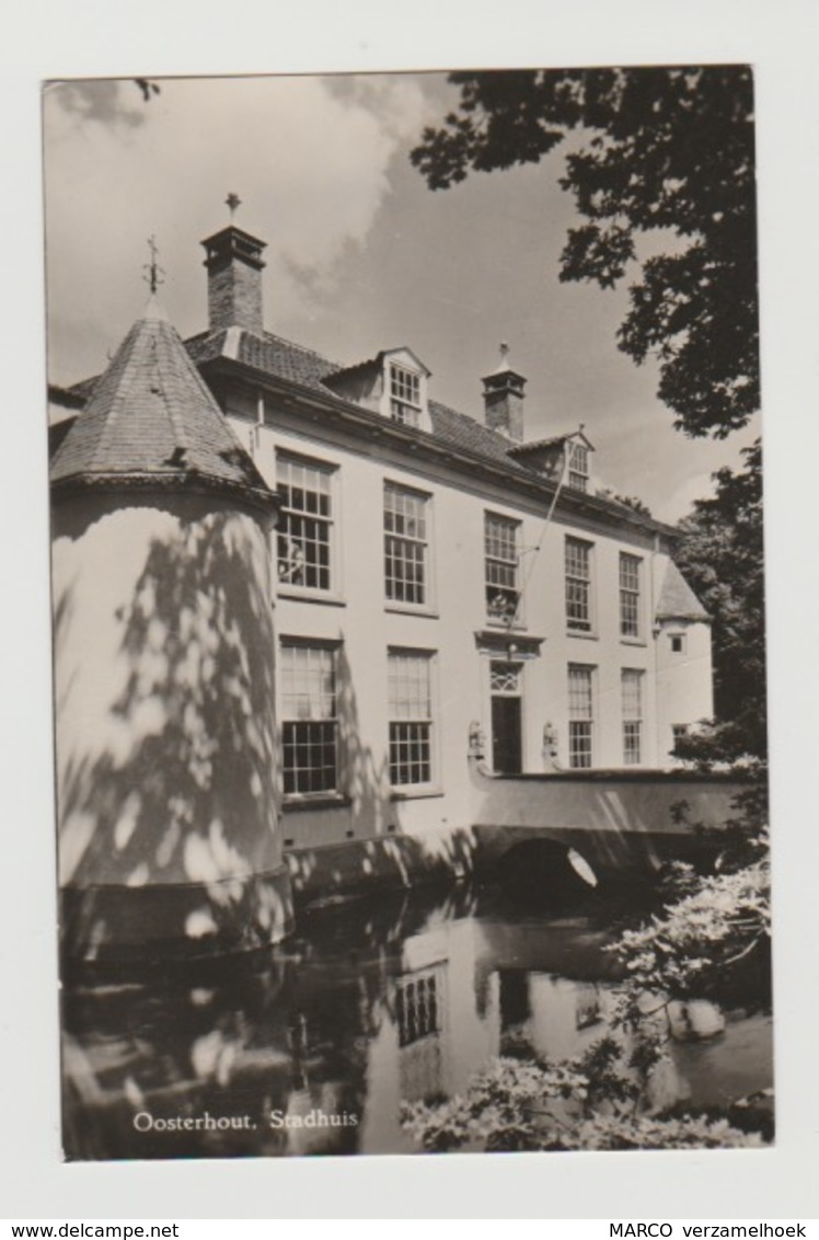 Postcard - Ansichtkaart Stadhuis Oosterhout (NL) 1958 - Oosterhout