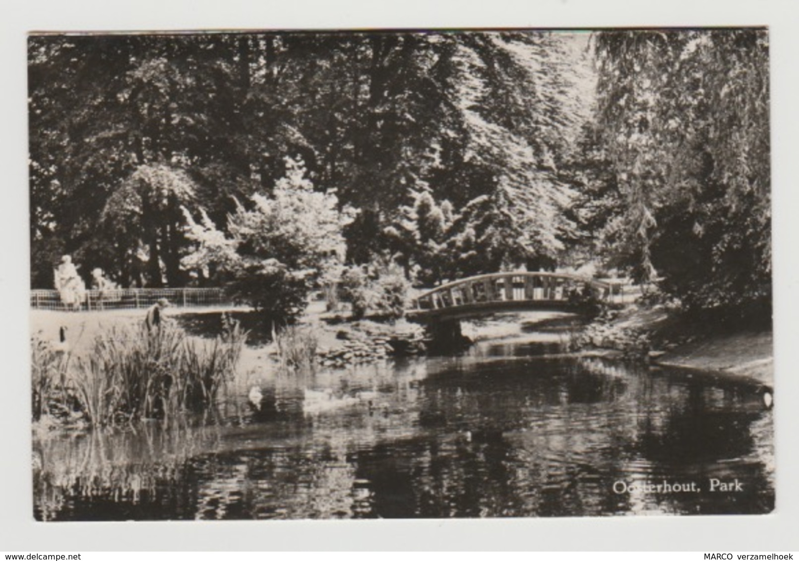 Postcard - Ansichtkaart Park Oosterhout (NL) 1956 - Oosterhout