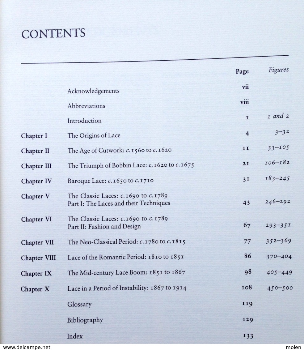 LACE A HISTORY 484pp 500ill Santina M. Levey Geschiedenis KANT Histoire DENTELLE KANTWERK Dentelliere Kantwerkster Z661 - Other & Unclassified