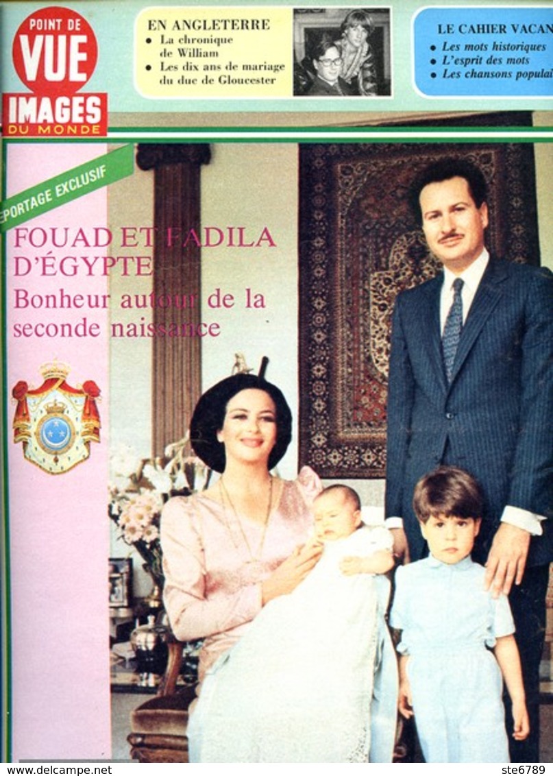 Point De Vue Images Du Monde  1982 N° 1772 Fouad Et Fadila D'Egypte - People