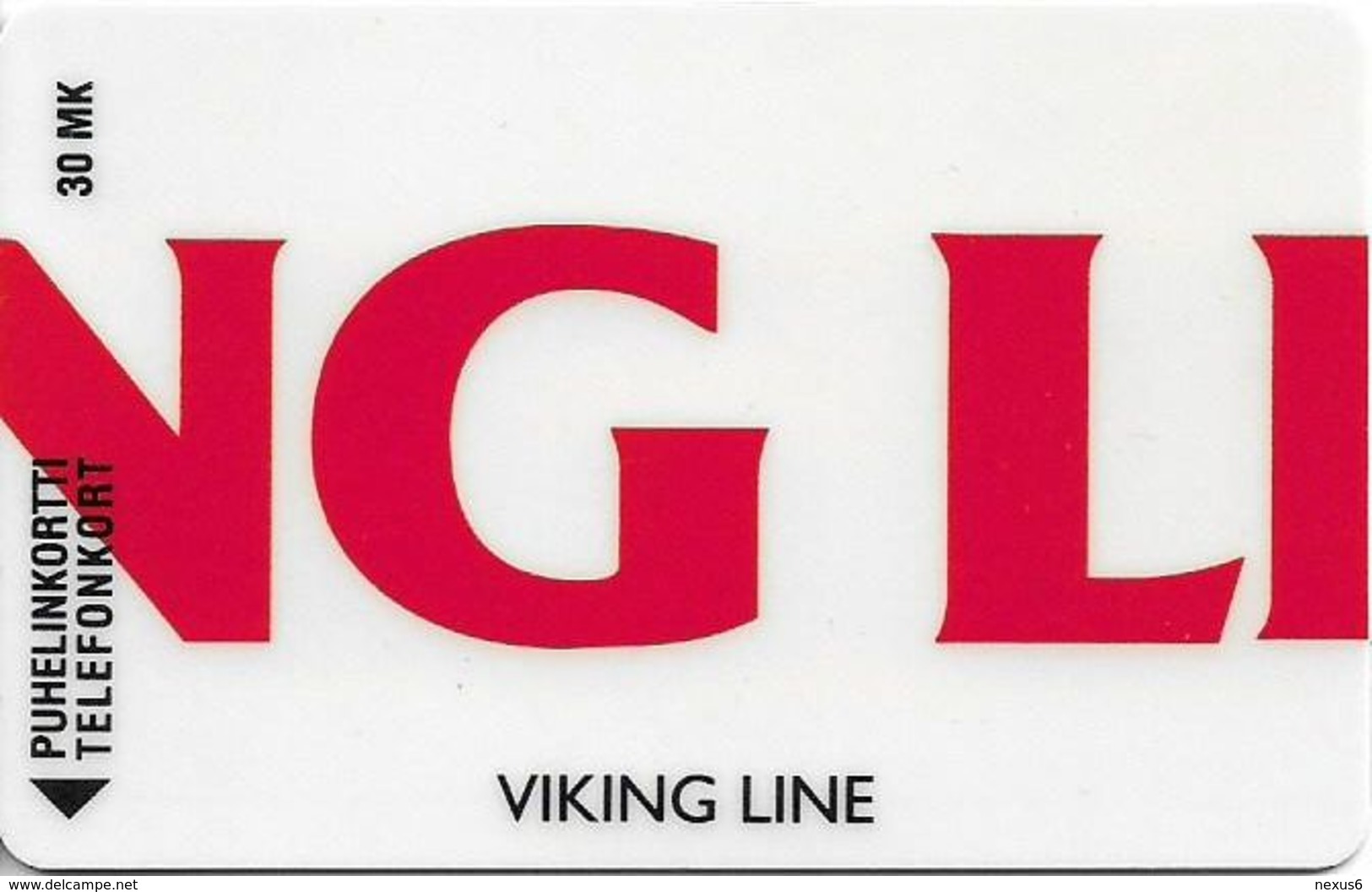 Finland (Turku) - Magnetic - Viking Line 1 - Cn. 0020 - D99B, 30mk, Exp.12.1995, 4.000ex, Used - Finlande