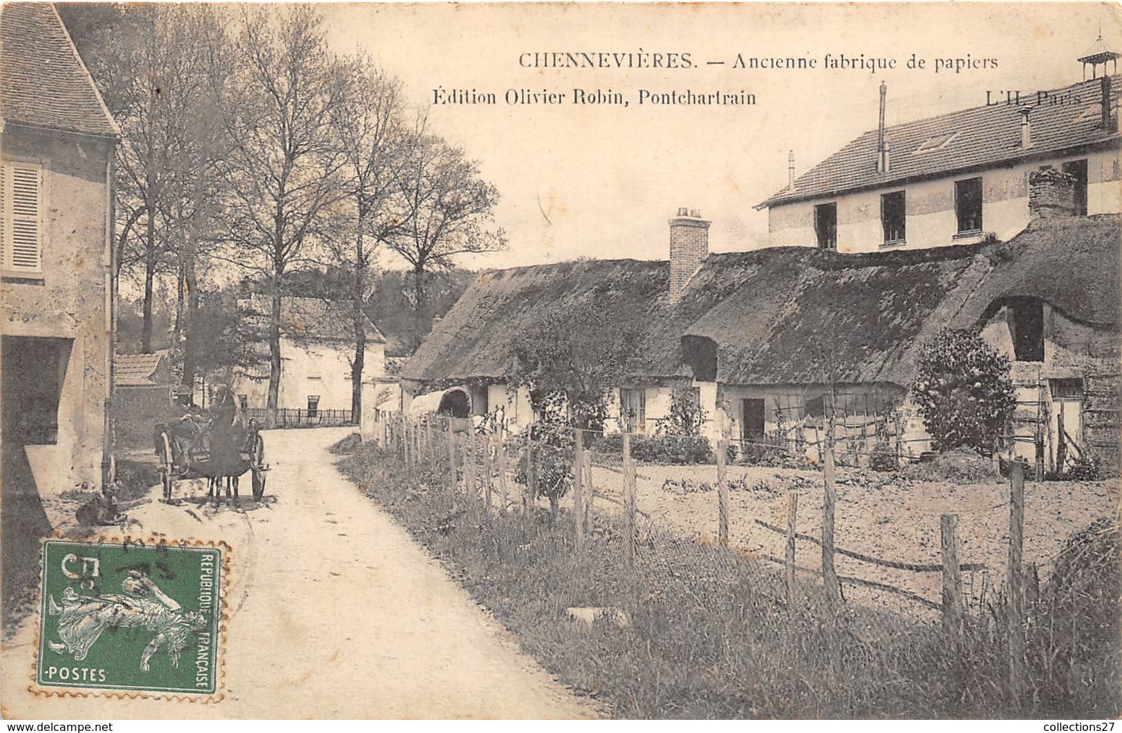 94-CHENNEVIERES- ANCIENNE FABRIQUE DE PAPAIERS - Chennevieres Sur Marne