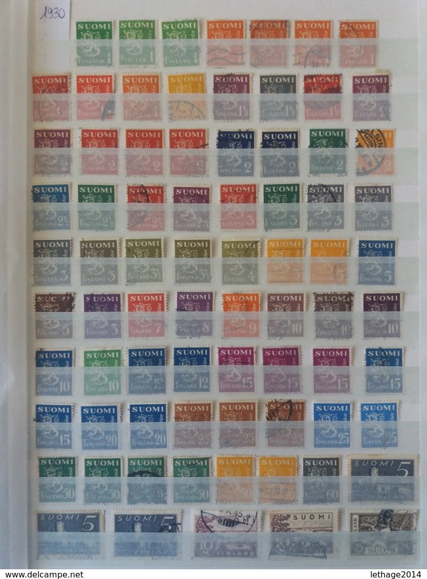 STAMPS SUOMI FINLAND Финляндия FINLANDIA FROM 1875 TO 1995 BIG STOCK 16 PHOTO