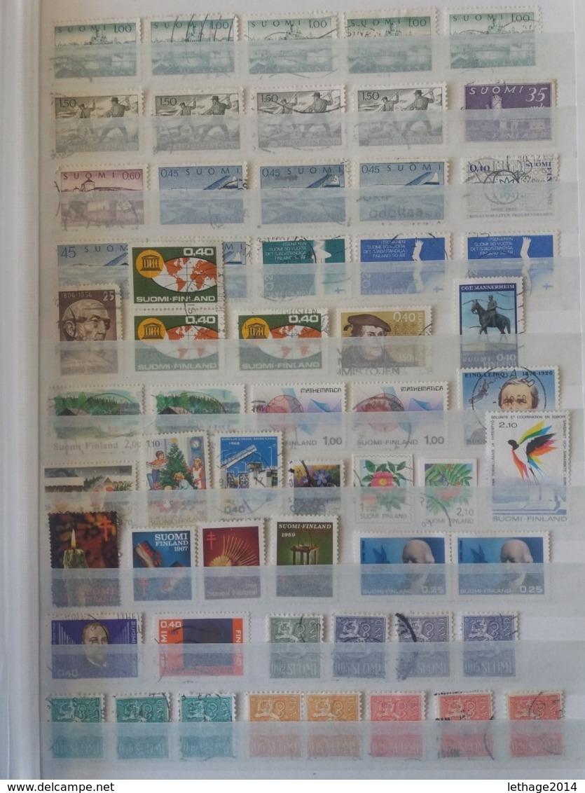 STAMPS SUOMI FINLAND Финляндия FINLANDIA FROM 1875 TO 1995 BIG STOCK 16 PHOTO