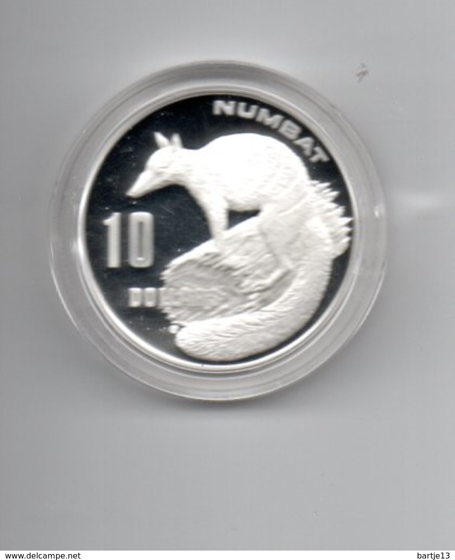 AUSTRALIE 10 DOLLARS 1995 ZILVER PROOF NUMBAT - 10 Dollars