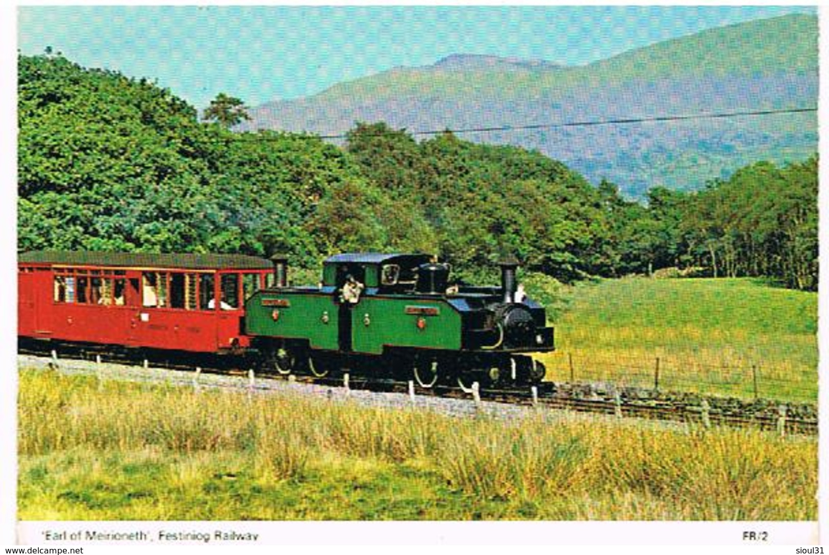 EARL  OF MEIRIONETH  FESTINIOG  RAILWAY.    TBE  GB105 - Merionethshire