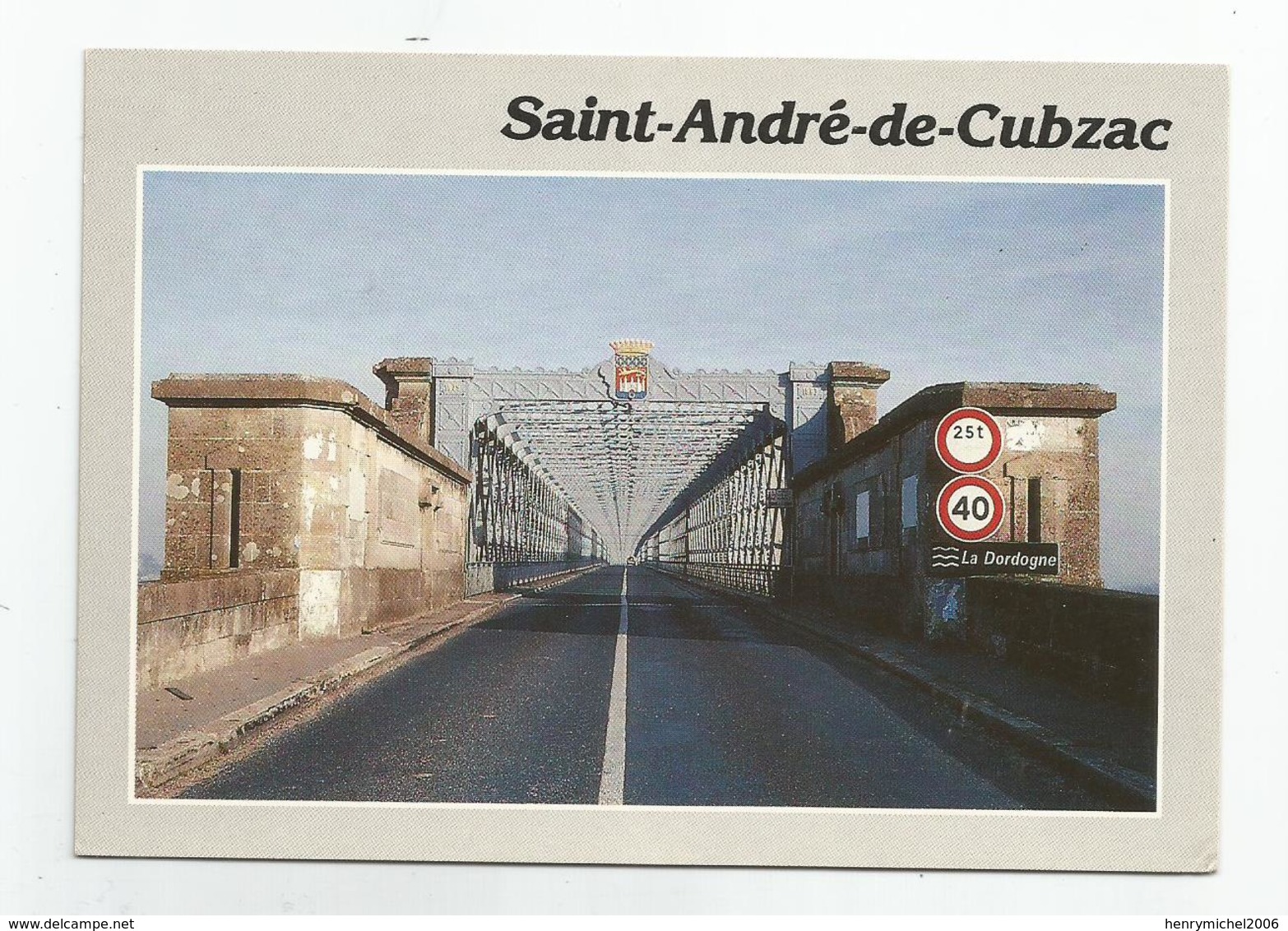 33 Gironde St André De Cubzac Le Pont Eiffel  Ed Combier - Autres & Non Classés