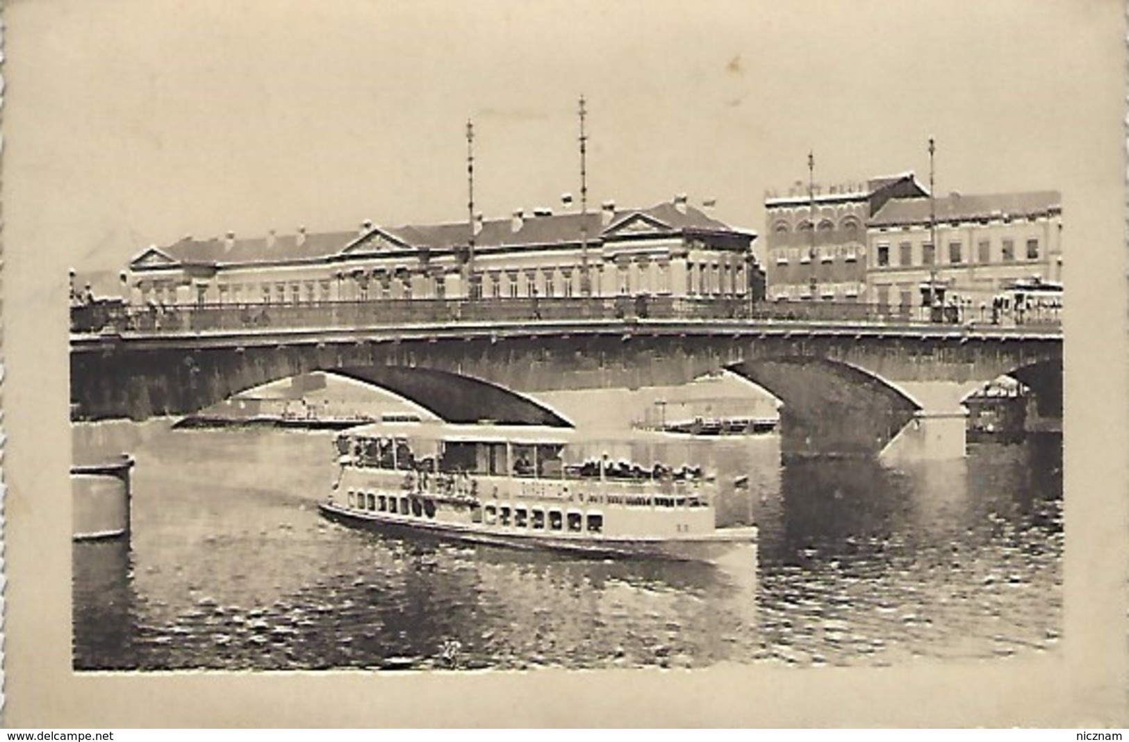 CPA LIEGE Pont Neuf (circulée 1948) - Liege