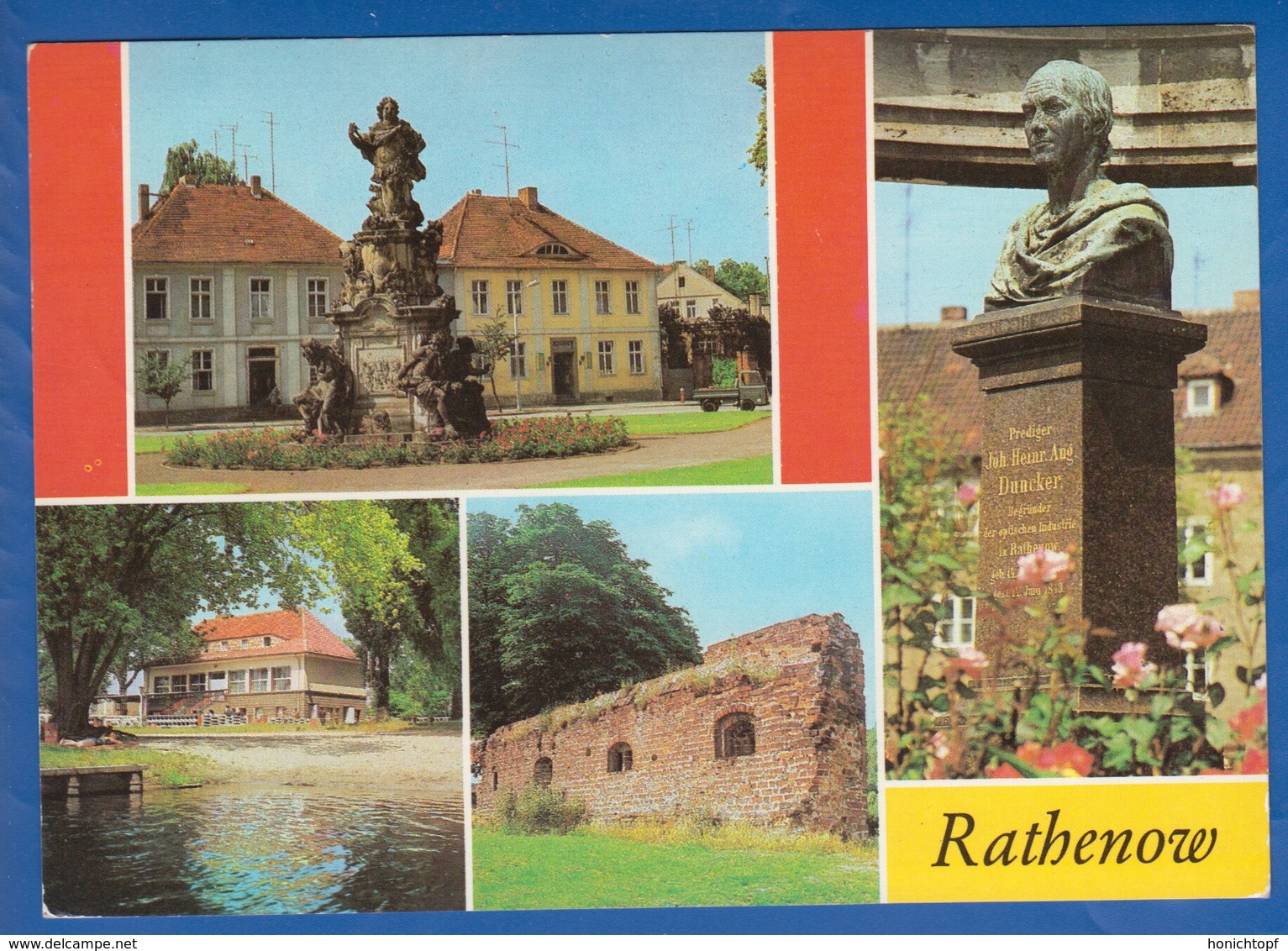 Deutschland; Rathenow; Multibildkarte Mit Waldschwimmbad - Rathenow