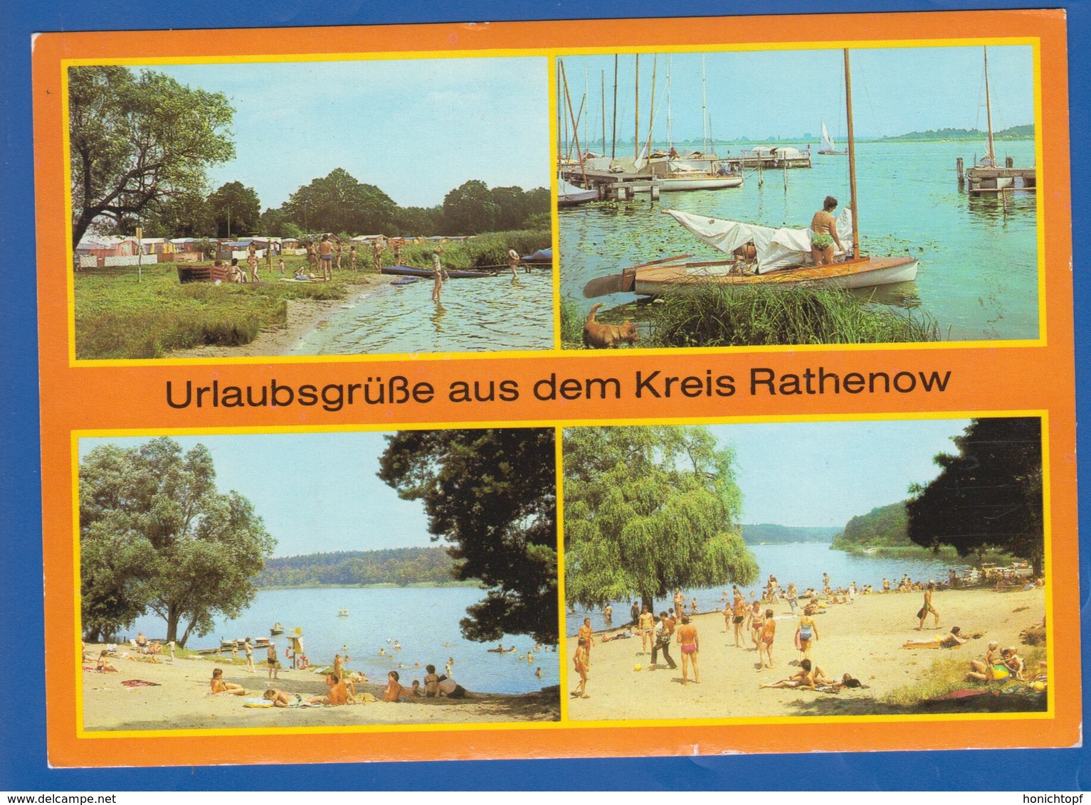 Deutschland; Rathenow; Multibildkarte Mit Hohennauen, Ferchesar Und Steckelsdorf - Rathenow