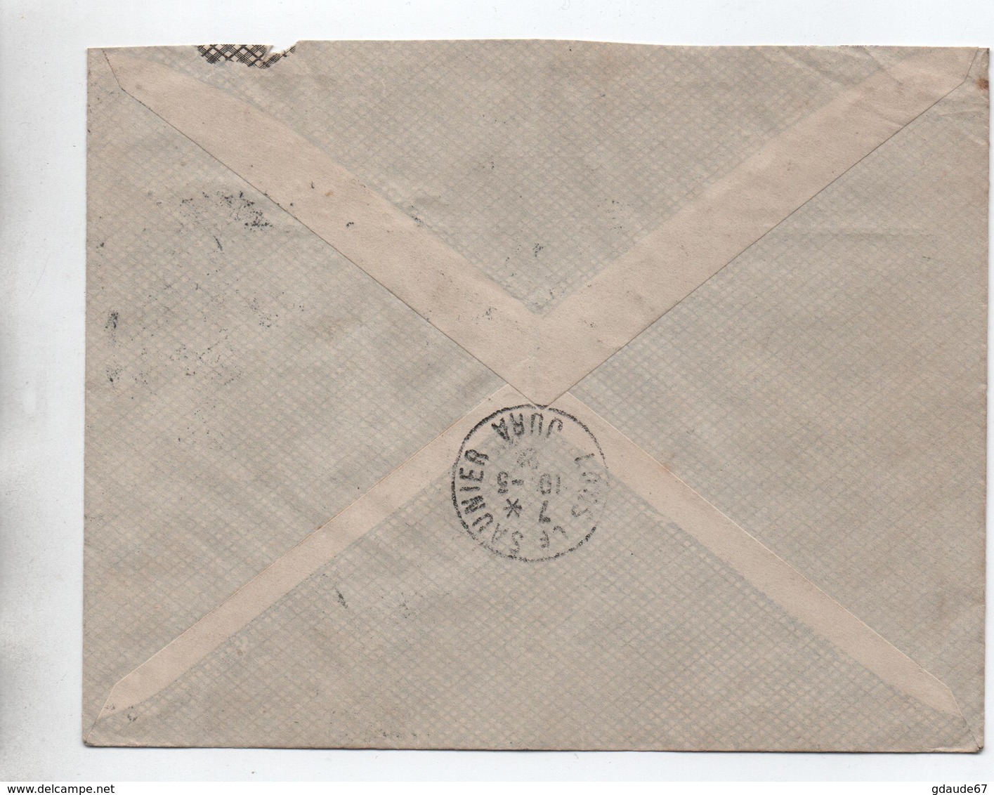 1922 - ENVELOPPE COMMERCIALE CAIRO / LE CAIRE Pour LONS LE SAUNIER (JURA) - Storia Postale