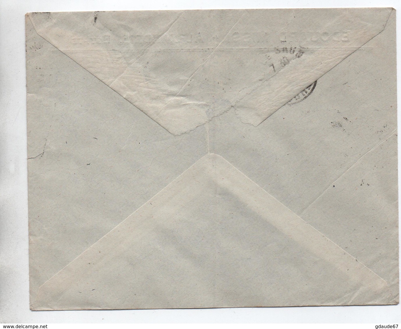 1924 - ENVELOPPE COMMERCIALE D'ALEXANDRIE Pour LONS LE SAUNIER (JURA) - Cartas & Documentos