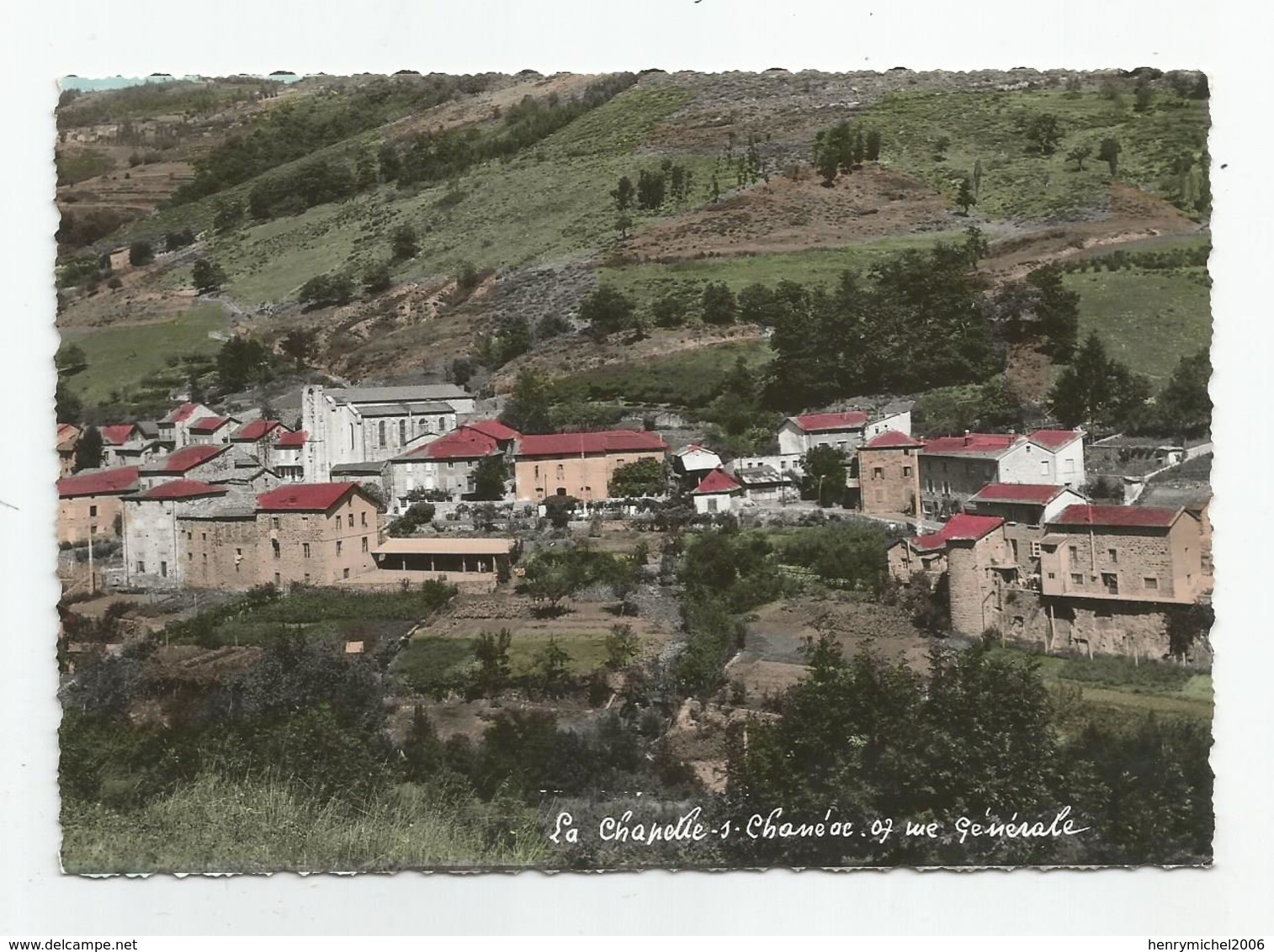 07 Ardèche La Chapelle Sous Chaneac Vue Générale Ed Roche De St Agrève - Sonstige & Ohne Zuordnung