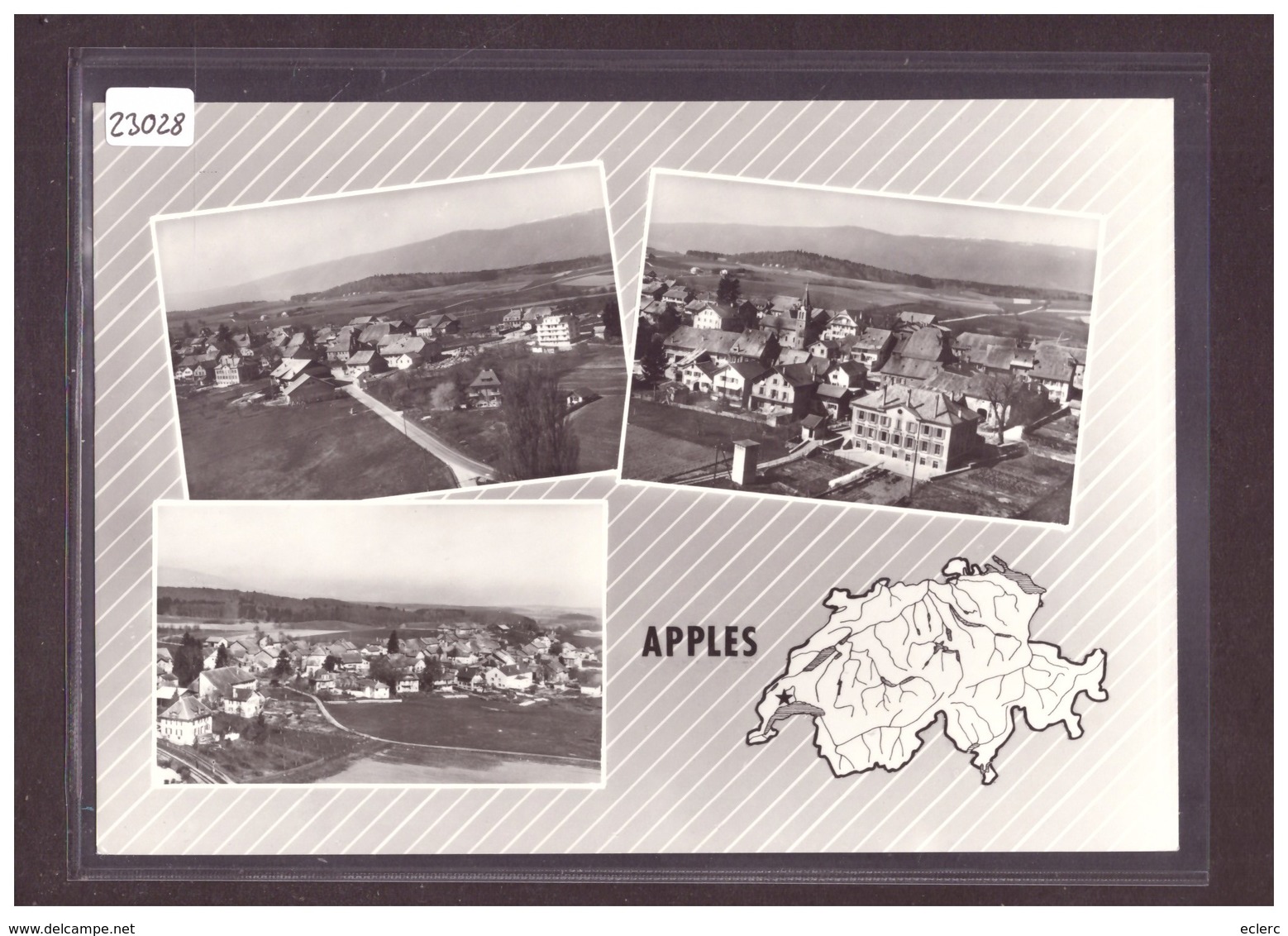 FORMAT 10x15cm - DISTRICT D'AUBONNE - APPLES - TB - Apples