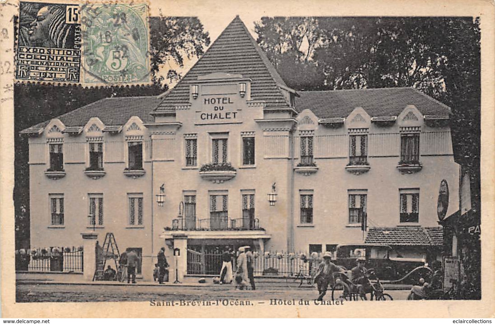 Saint Brévin L'Océan      44     Hôtel Du Chalet         (Voir Scan) - Saint-Brevin-les-Pins