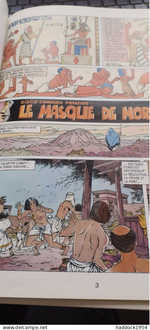 Le Masque De Mort CONVARD Glénat 1987 - Héritiers Du Soleil, Les