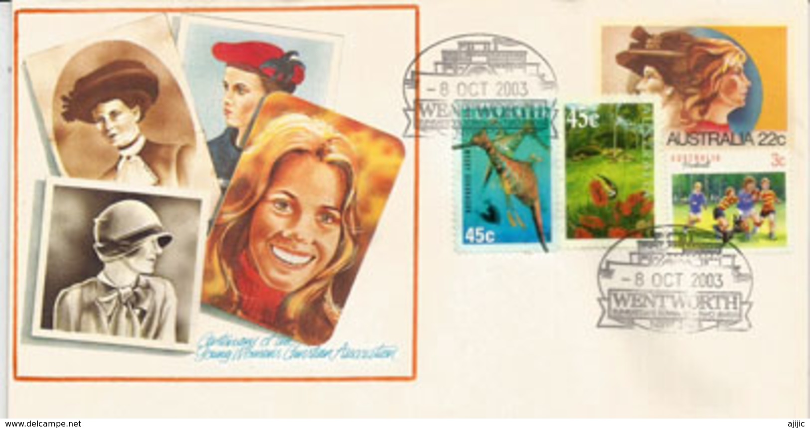 Small Border Town Of Wentworth,NSW, At The Darling & The Murray Confluence,special Cover - Errors, Freaks & Oddities (EFO)