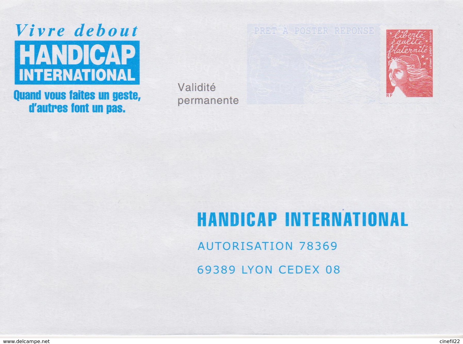 FRANCE, PAP Réponse Handicap International - PAP: Antwort/Luquet