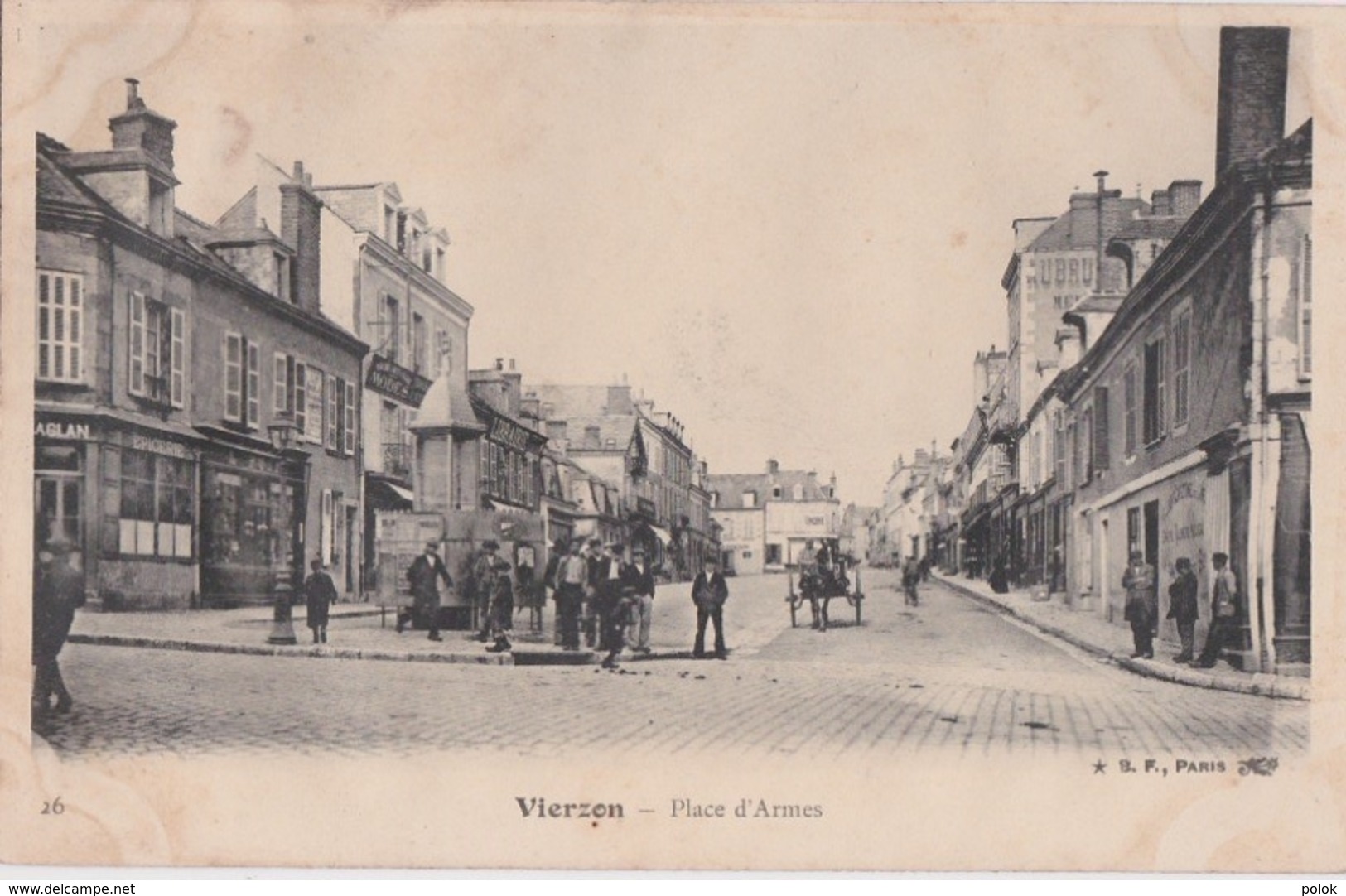 By - Cpa VIERZON - Place D'Armes - Vierzon