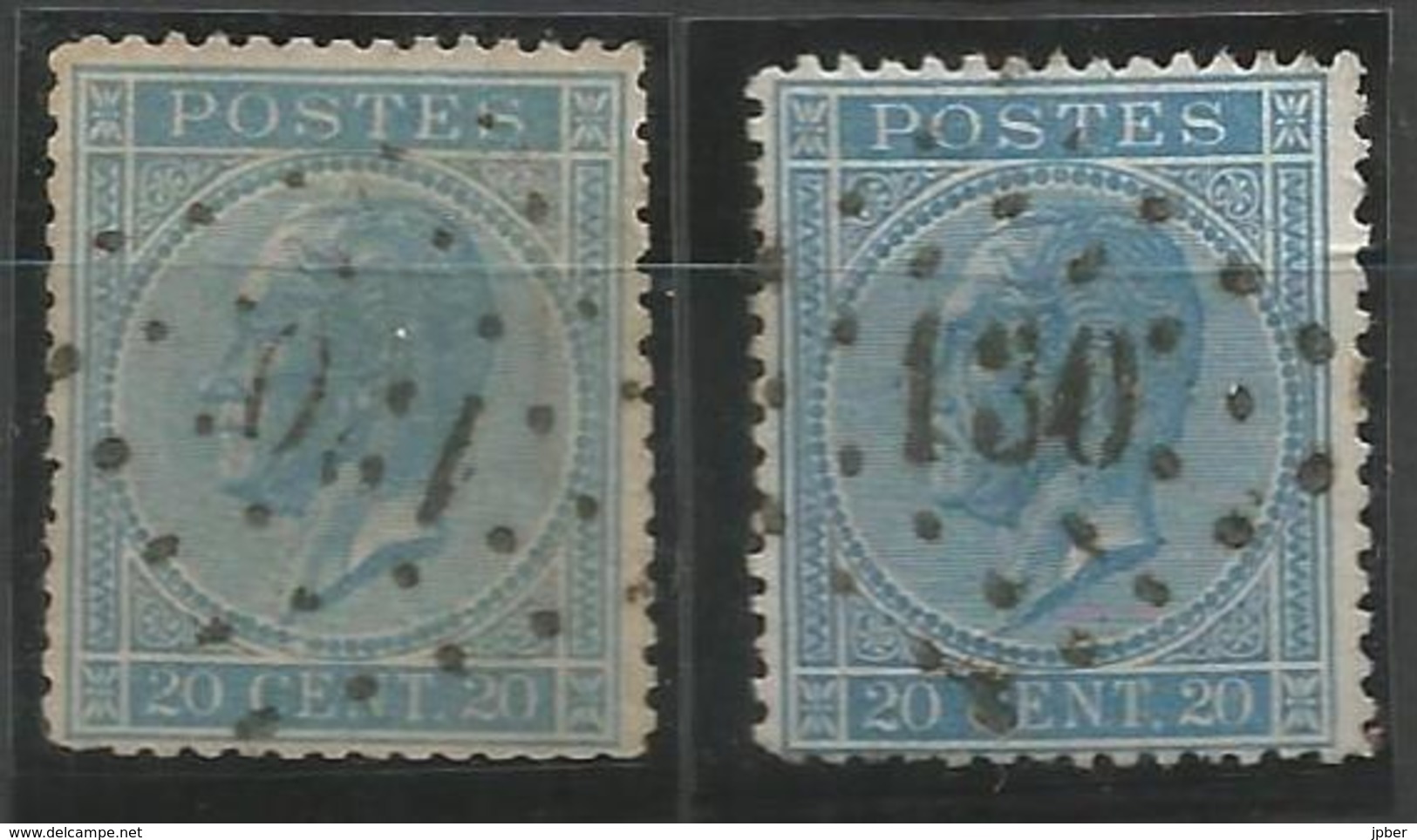 BELGIQUE - Oblitération(s) LP130 FLORENNES - Postmarks - Points