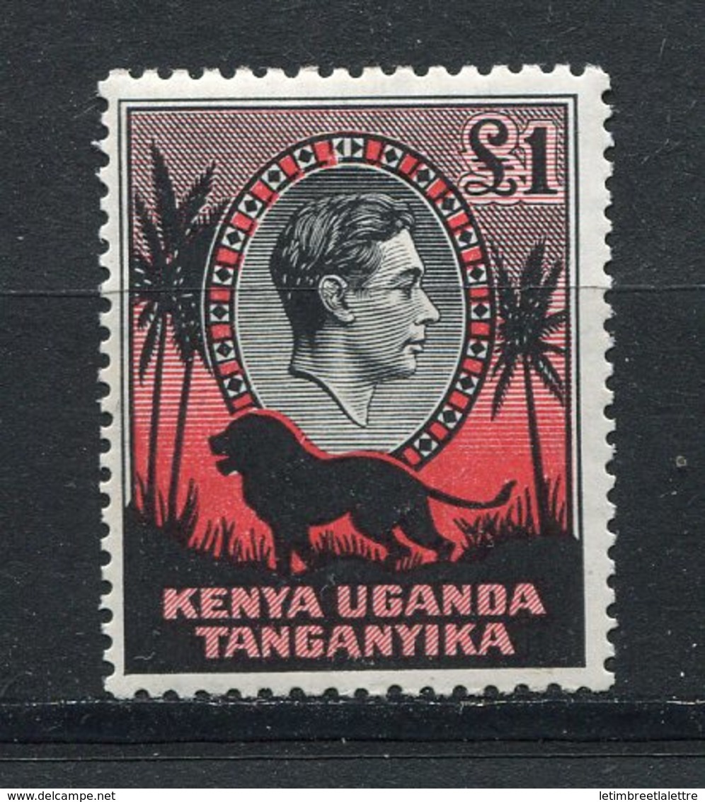 Kenya Et Ouganda - N° 62b * - Neuf Avec Charnière  - Dentelure 3/4x13 - RARE - - Kenya, Ouganda & Tanganyika