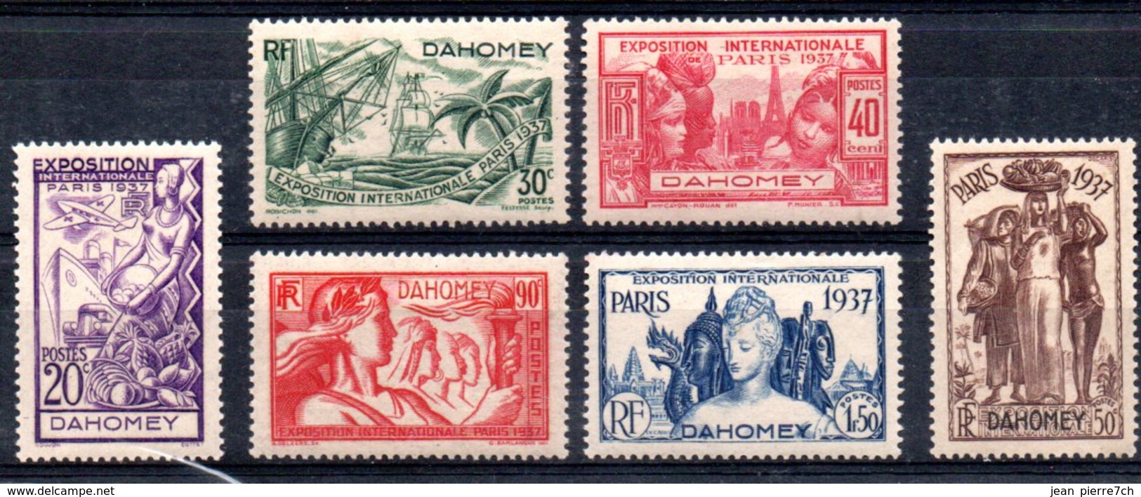 Dahomey  Dahome Y&T 103* - 108* - Unused Stamps