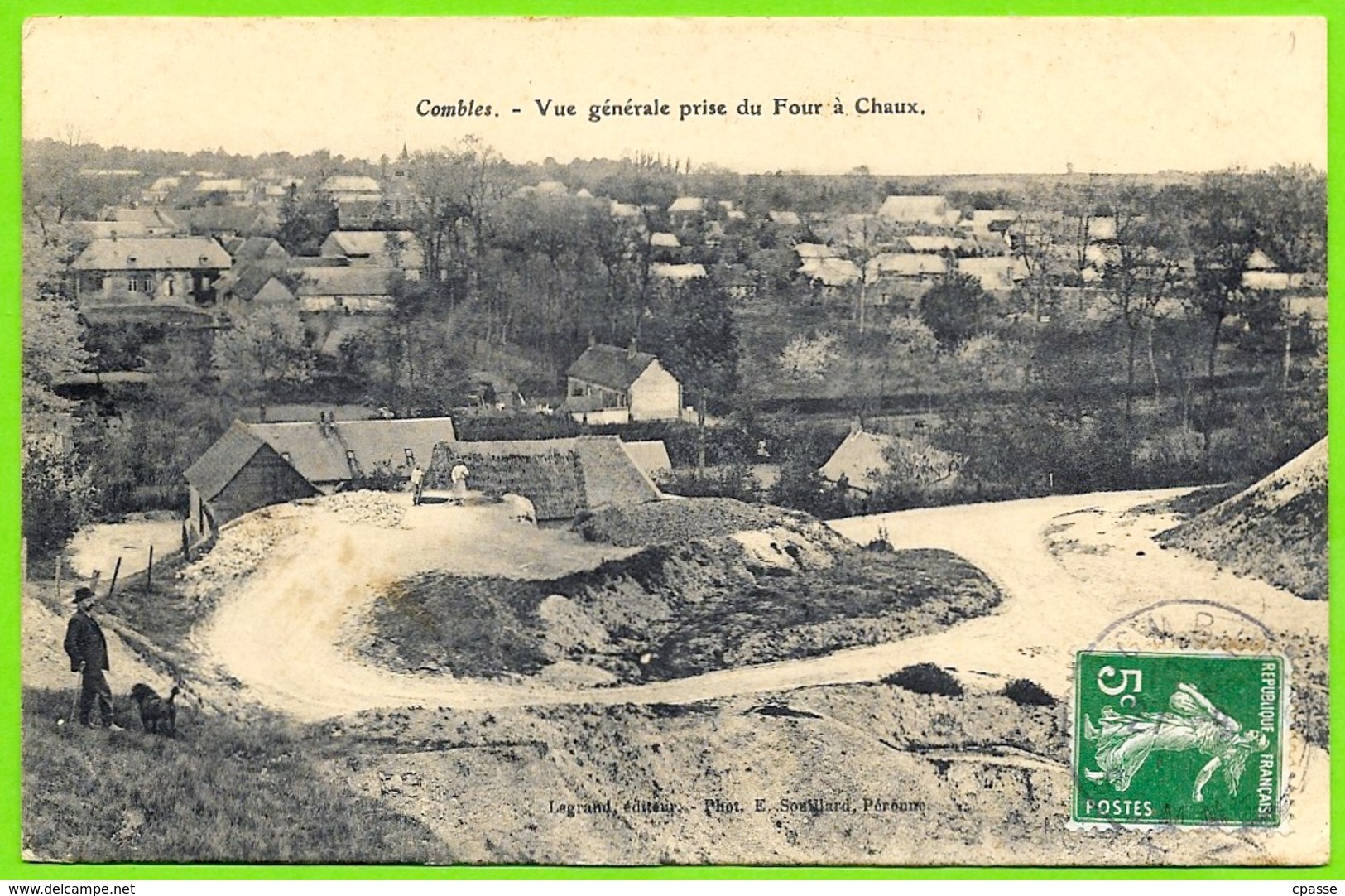 CPA 80 COMBLES Somme - Vue Générale Prise Du Four à Chaux ° Legrand éditeur - Combles