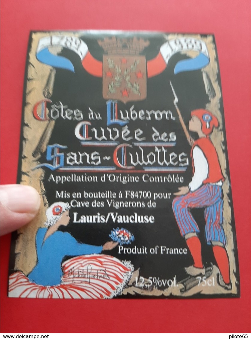 COTES DU LUBERON / CUVEE DES SANS - CULOTTES / 1789 - 1989 - Languedoc-Roussillon