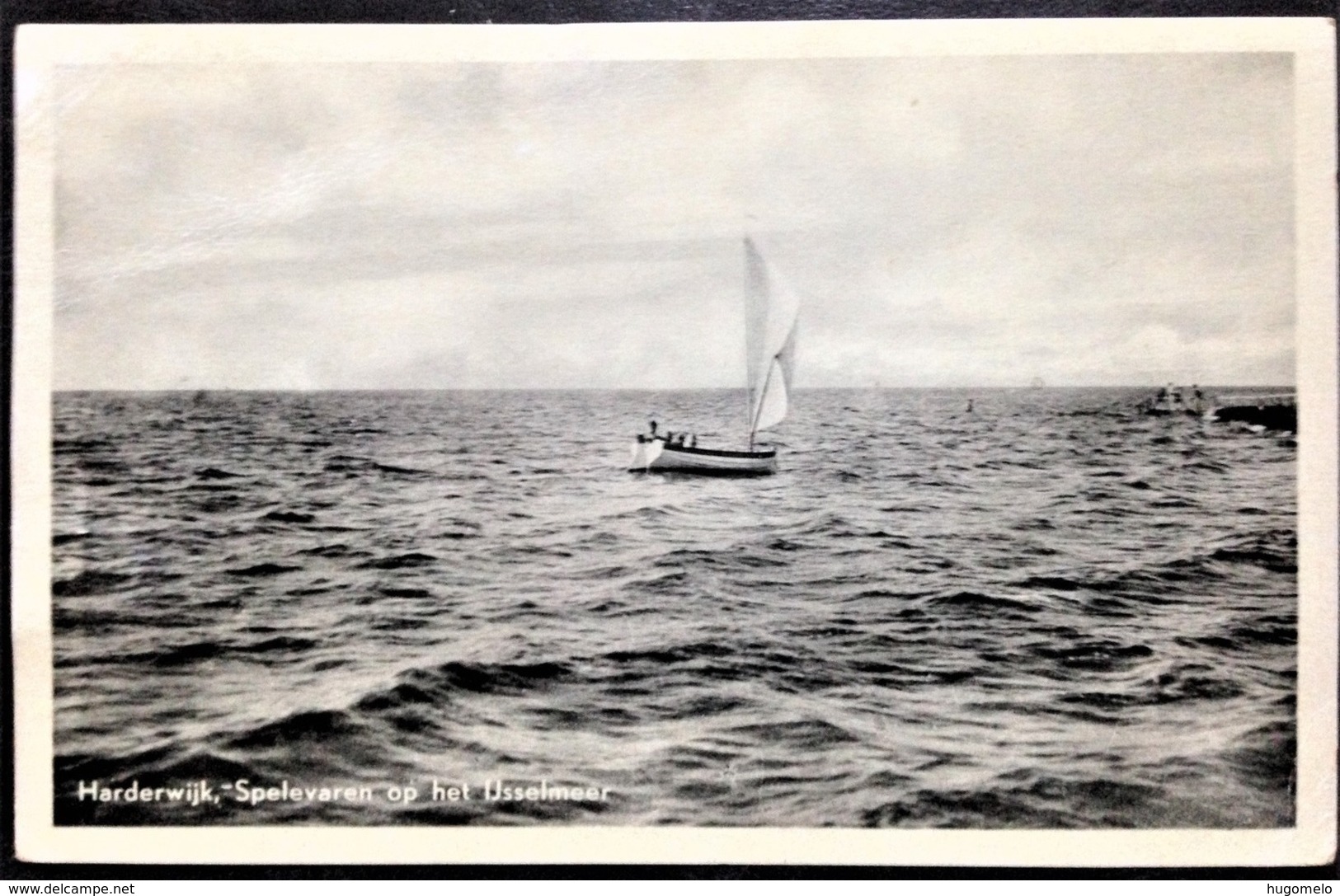 Netherlands, Circulated Postcard,  "Boats", "Yachts", "Harderwijk", 1942 - Harderwijk