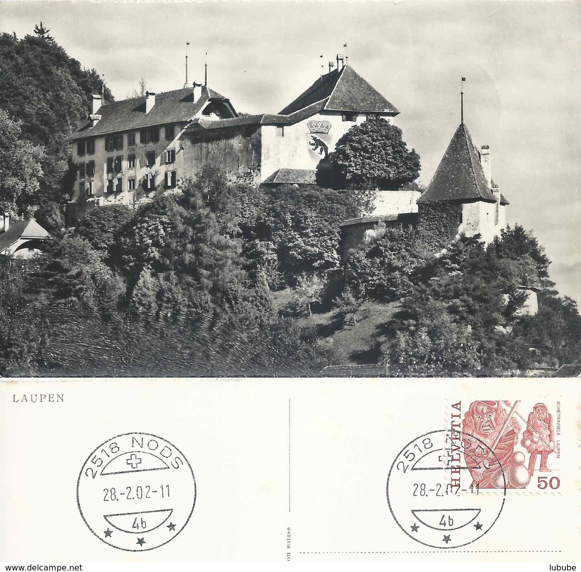 Laupen - Schloss  (LT NODS)         Ca. 1950 / 2002 - Nods