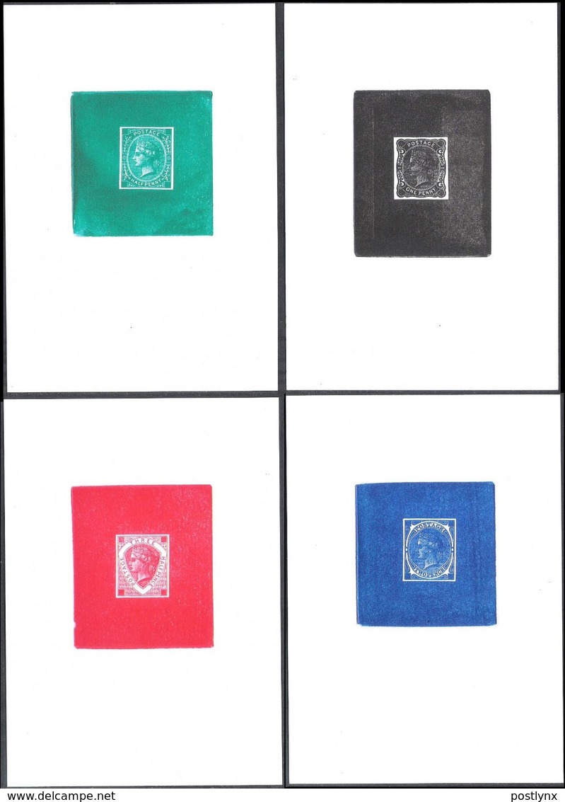 GREAT BRITAIN 1879/2015 Definitives Reproductions From Original Plates And Old Press:4 - Probe- Und Nachdrucke