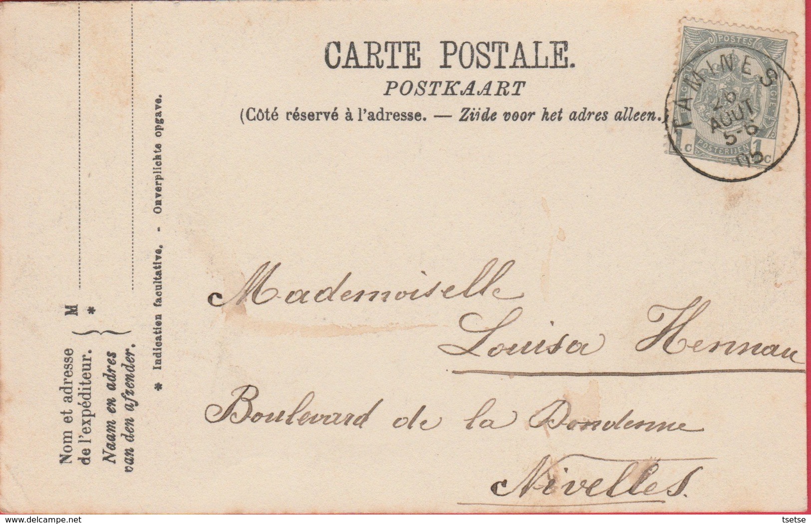 Tamines - Charbonnage Ste. Barbe N° 5  - 1905 ( Voir Verso ) - Sambreville