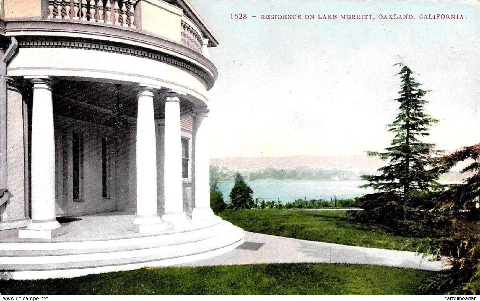 [DC12143] CPA - UNITED STATES - CALIFORNIA - OAKLAND - RESIDENCE ON LAKE MERRIT - Non Viaggiata - Oakland